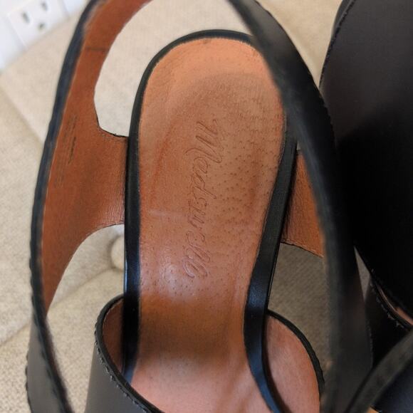 Madewell The Rooney Leather Lace-Up Sandals Size 8 - Picture 4 of 8